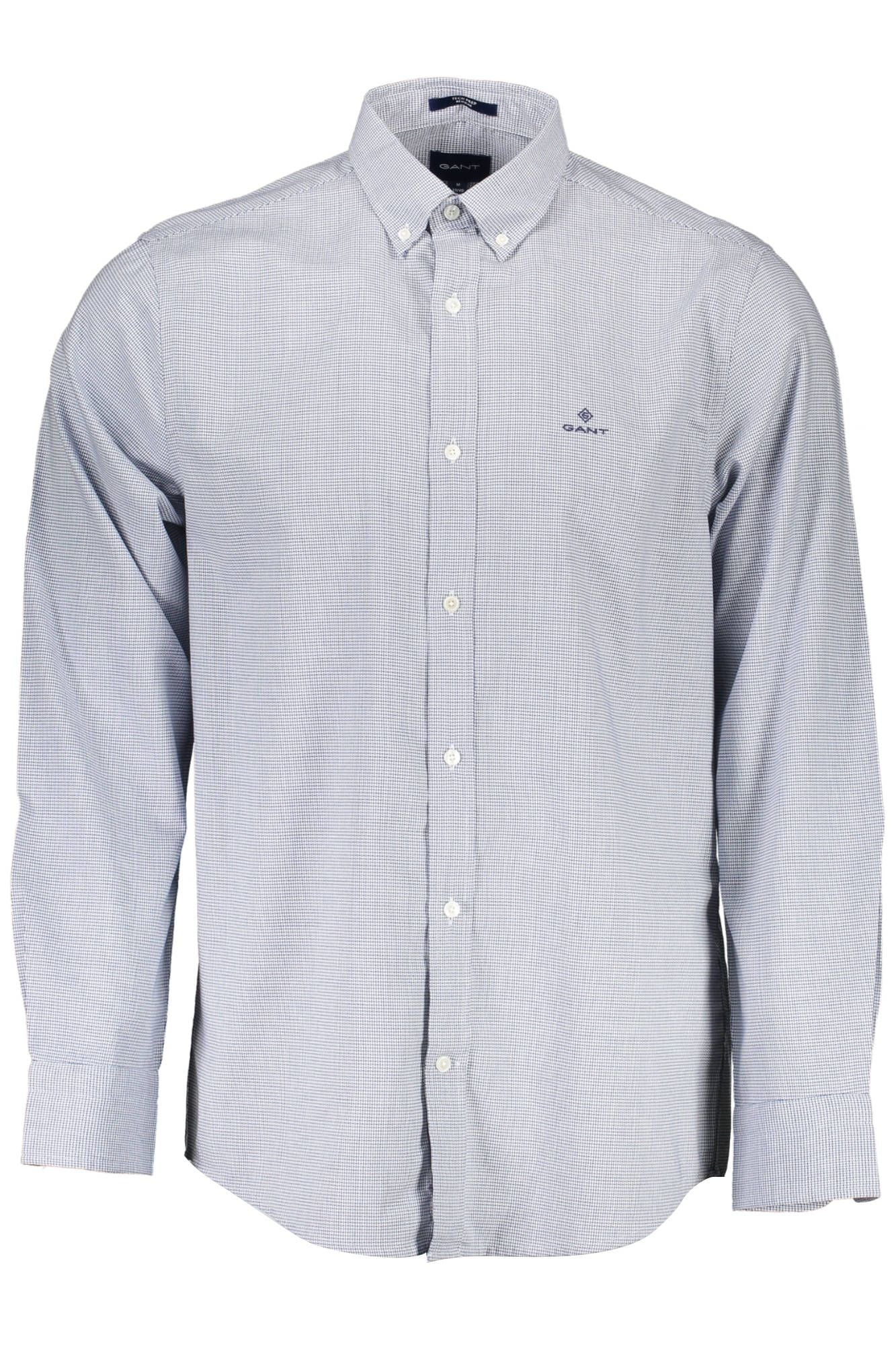 Gant Blue Cotton Men Shirt