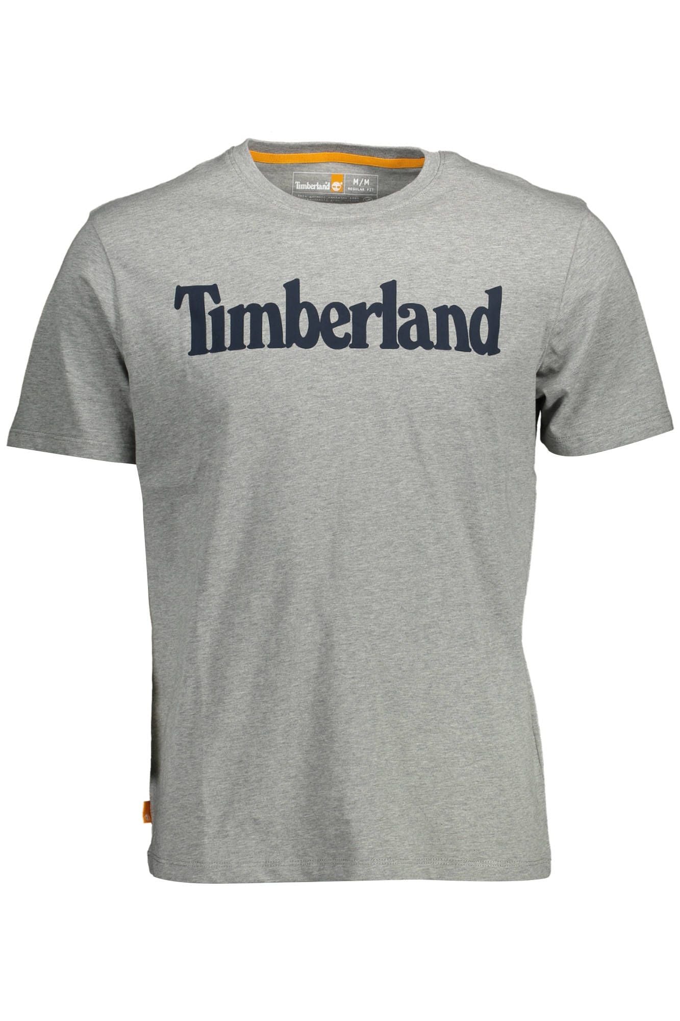 Timberland Gray Cotton Men T-Shirt