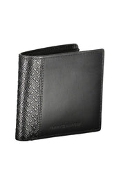 Tommy Hilfiger Black Leather Men Wallet