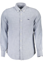 Harmont & Blaine Elegant Light Blue Cotton Shirt for Men