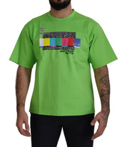 Dolce & Gabbana Chic Green Crewneck Short Sleeve Tee