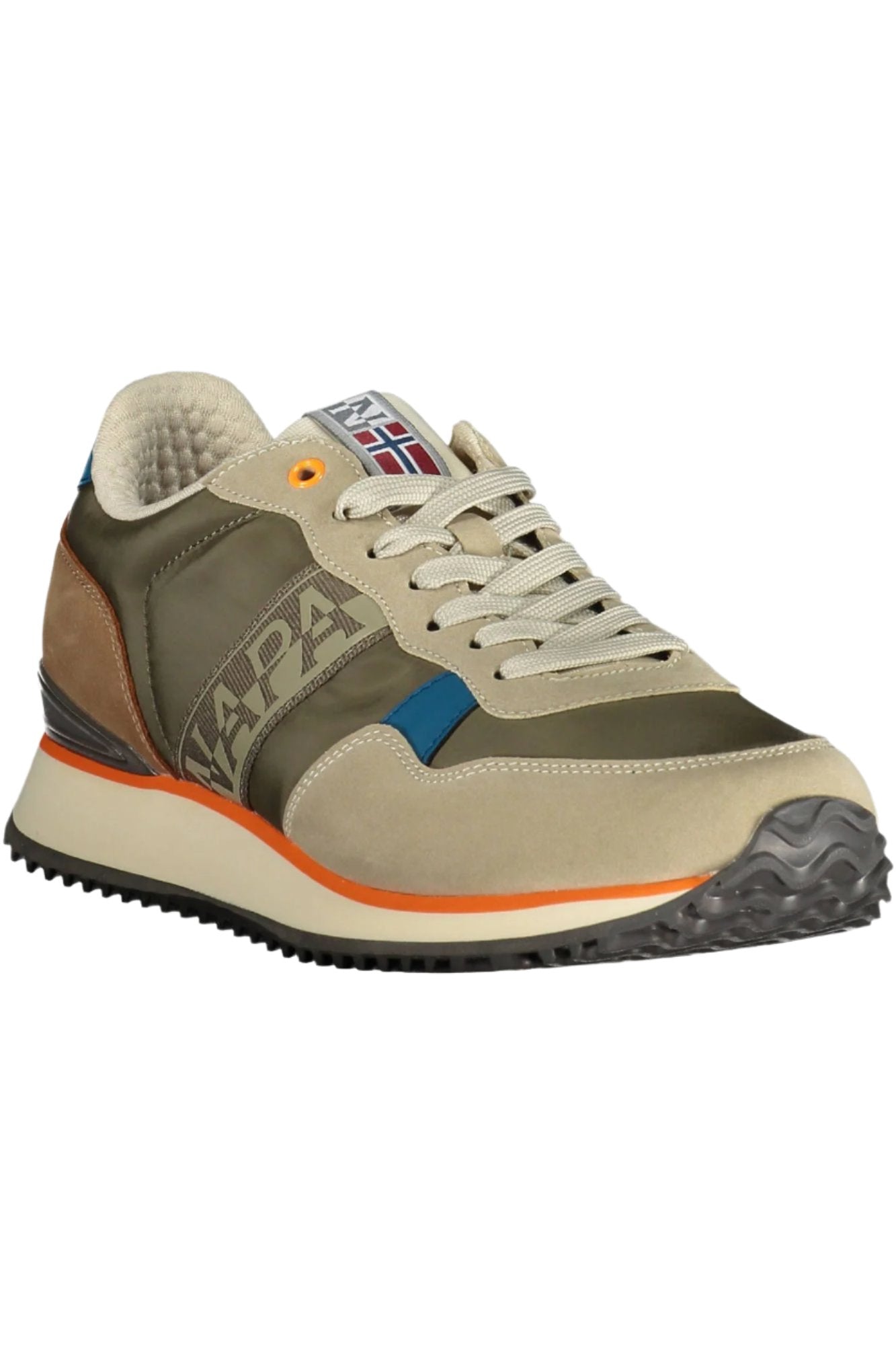 Napapijri Beige Polyester Men Sneaker