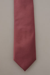 Dolce & Gabbana Elegant Pink Silk Bow Tie