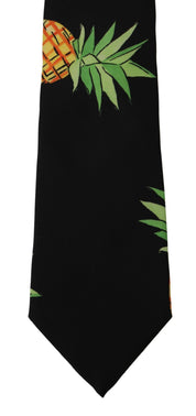 Dolce & Gabbana Elegant Black Silk Tie for Sophisticated Style