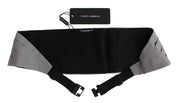 Dolce & Gabbana Elegant Silk Gray Cummerbund