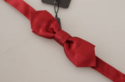 Dolce & Gabbana Elegant Red Silk Bow Tie