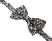 Dolce & Gabbana Elegant Silk Black Bow Tie