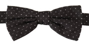 Dolce & Gabbana Elegant Polka Dot Silk Bow Tie