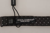 Dolce & Gabbana Elegant Polka Dot Silk Bow Tie