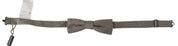 Dolce & Gabbana Elegant Black Silk Bow Tie