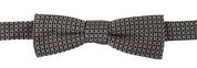 Dolce & Gabbana Elegant Black Silk Bow Tie