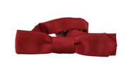 Dolce & Gabbana Elegant Red Silk Bow Tie