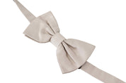 Dolce & Gabbana Exquisite Silk Gray Bow Tie