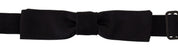 Dolce & Gabbana Elegant Black Silk Bow Tie