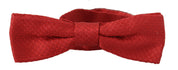 Dolce & Gabbana Elegant Red Silk Bow Tie