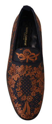 Dolce & Gabbana Elegant Floral Slip-On Loafers