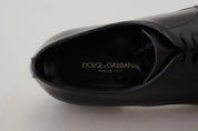Dolce & Gabbana Black Leather Formal Dress Shoes