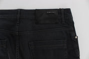 Acht Sleek Gray Slim Fit Men's Premium Denim