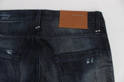 Acht Elegant Regular Straight Fit Blue Jeans