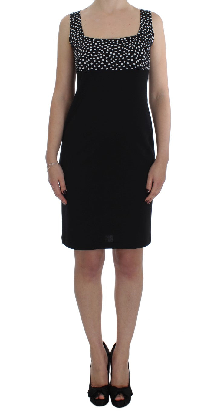 BENCIVENGA Black Stretch Sheath Dress & Sweater Set