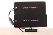 Dolce & Gabbana Elegant White Silk Cummerbund