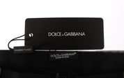 Dolce & Gabbana Elegant Silver Silk Cummerbund