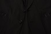 Dolce & Gabbana Elegant Black Cotton-Wool Blend Blazer Jacket