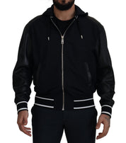 Dolce & Gabbana Elegant Black Bomber Blouson Jacket