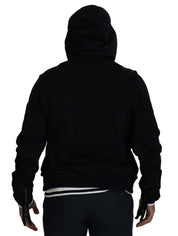 Dolce & Gabbana Elegant Black Bomber Jacket with Hood