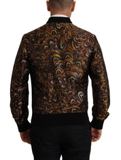 Dolce & Gabbana Elegant Brown Blouson Jacket