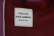 Dolce & Gabbana Elegant Purple Cashmere-Silk Blend Blazer