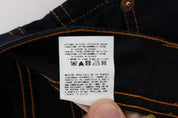 John Galliano Blue Wash Cotton Slim Fit Jeans