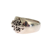 Nialaya Exquisite Silver Statement Ring for Men