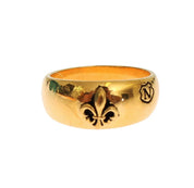 Nialaya Exclusive Gold-Plated Men's Ring