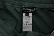 Dolce & Gabbana Elegant Green Cashmere Sport Pants