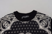 Dolce & Gabbana Elegant Wool Silk Blend Crewneck Sweater