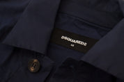 Dsquared² Svelte Dark Blue Cotton Shirt