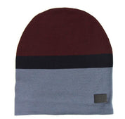 Gucci Unisex Burgundy Blue Wool Beanie Medium Knit Cap