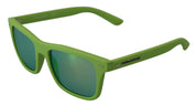 Dolce & Gabbana Green Rubber Full Rim Frame Shades DG6095 Acid Sunglasses