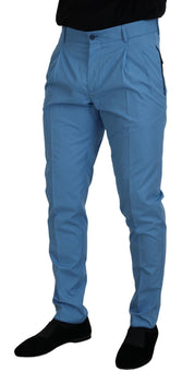 Dolce & Gabbana Elegant Slim Fit Chinos - Indulge in Italian Luxury