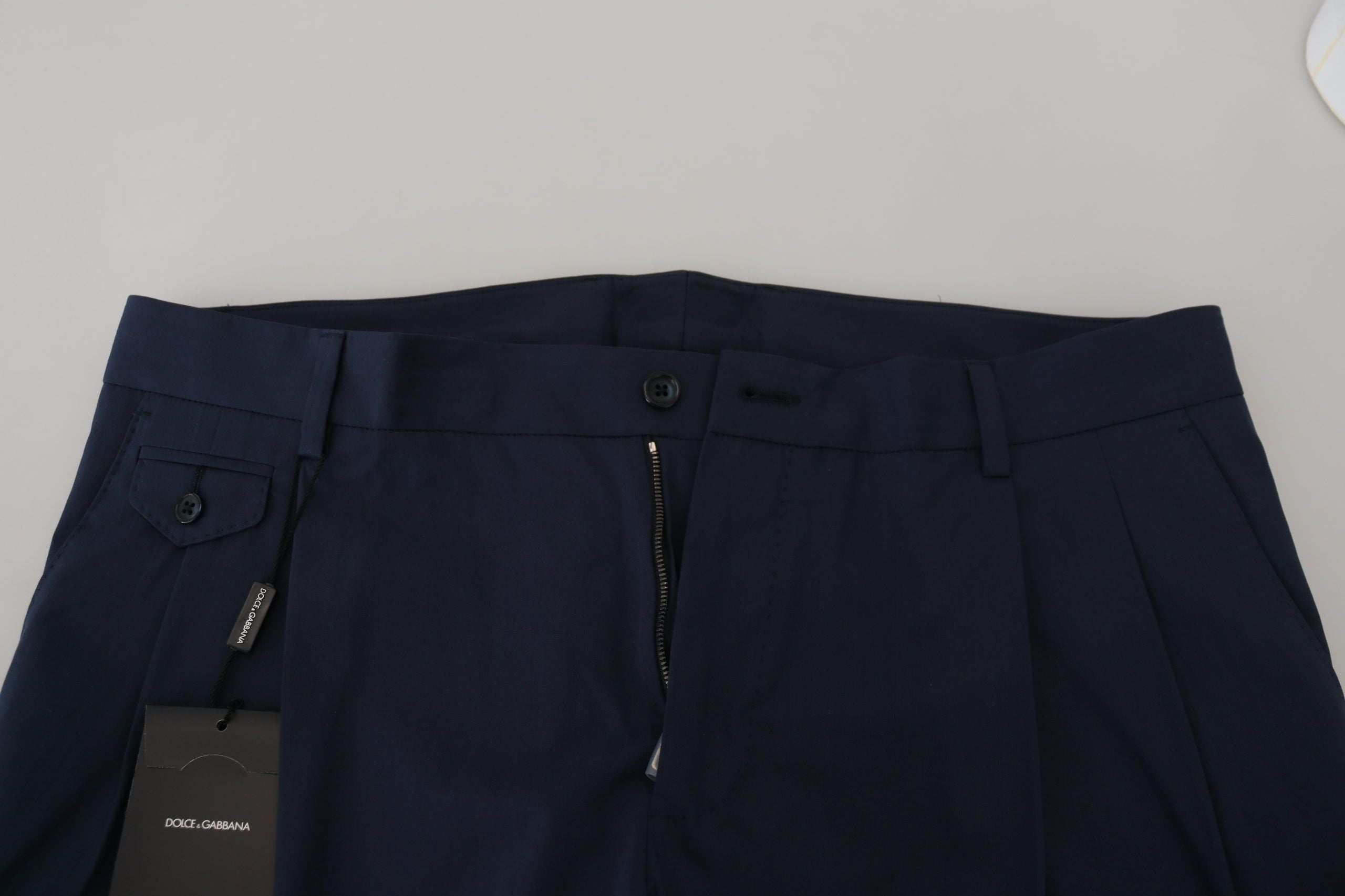 Dolce & Gabbana Chic Slim Fit Chinos in Blue