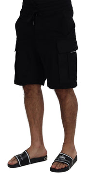 Dolce & Gabbana Elevate Your Summer: Classic Black Bermuda Shorts