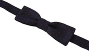 Dolce & Gabbana Elegant Silk Blue Bow Tie