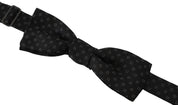 Dolce & Gabbana Elegant Silk Black Bow Tie for Men