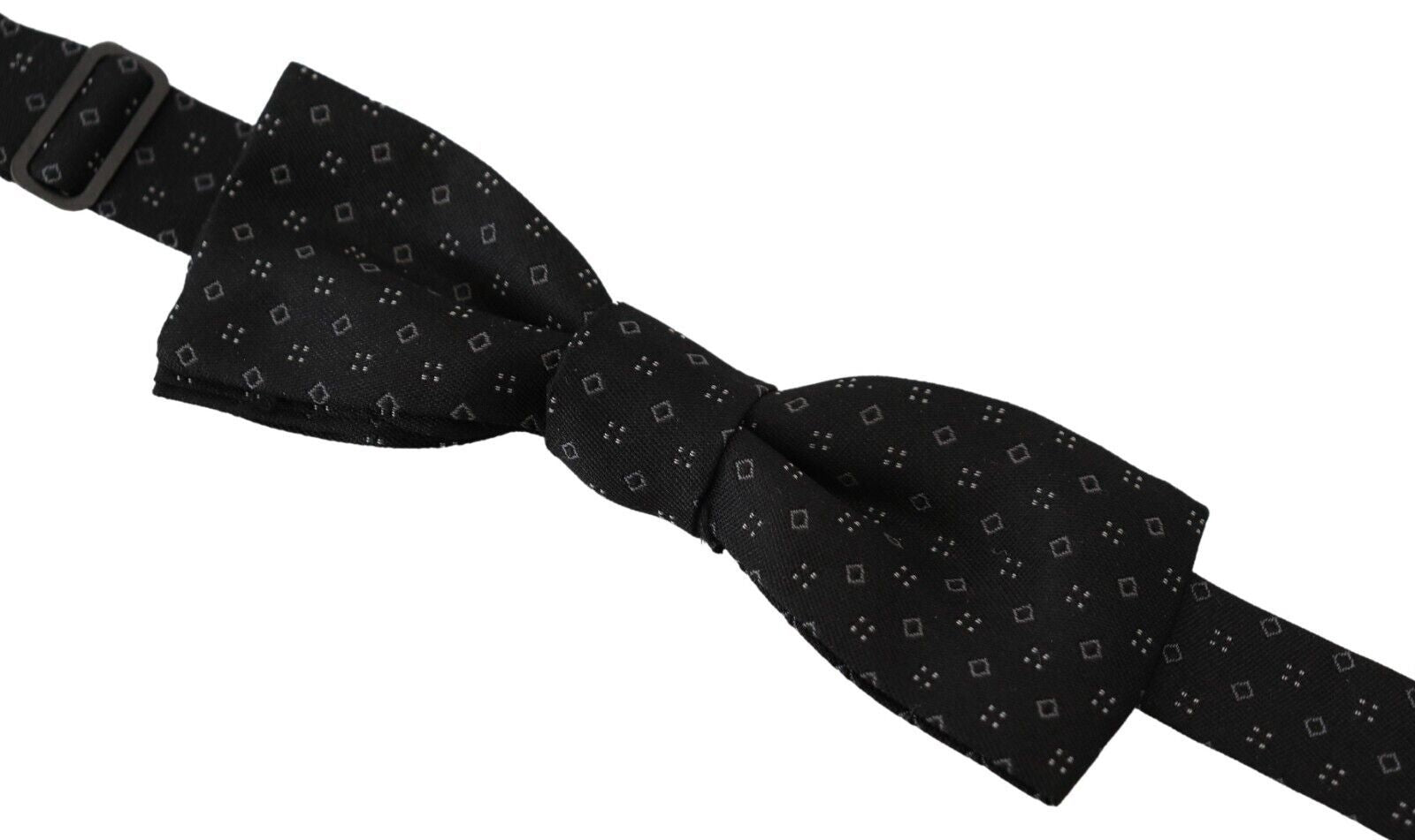 Dolce & Gabbana Elegant Silk Black Bow Tie for Men