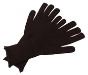 Dolce & Gabbana Elegant Silk Cashmere Brown Gloves