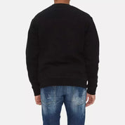 Dsquared² Chic Black Cotton Logo Sweatshirt