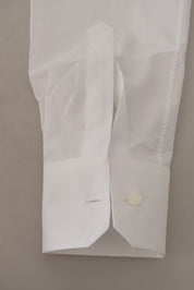 Dolce & Gabbana Elegant Slim Fit White Martini Dress Shirt