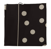 Dolce & Gabbana Elegant Silk Polka Dot Men's Scarf