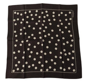 Dolce & Gabbana Elegant Silk Polka Dot Men's Scarf